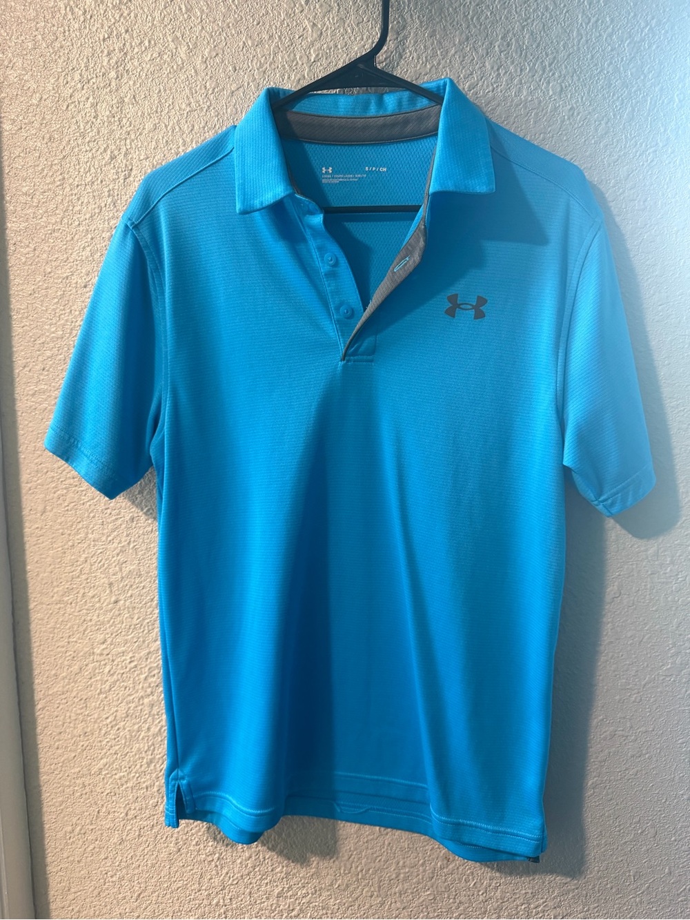 Under Armour Men’s Teal Blue Tech Polo